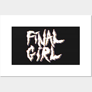 Final Girl in white Posters and Art